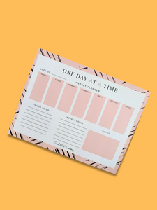 One Day At A Time  Weekly Planner