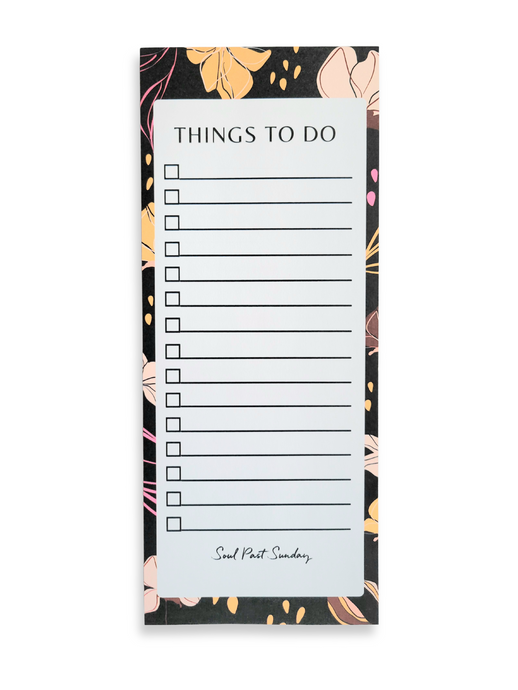 Floral Note Pad